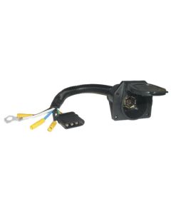 Pollak Stoneridge 4Way Flat To 7Way RV Socket Ad JPC 12723EP