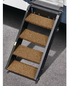 PREST-O-FIT STEP RUG 4STEP 19.5  BKSKN BRN PSF 20531