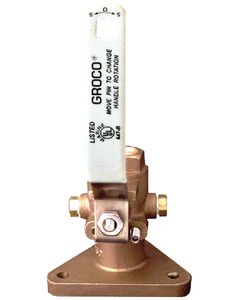 Groco Tri-Flange Seacock1In GRO FBV1000