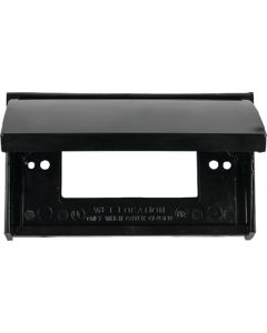 GFCI OUTLET COVER BLACK 342-0512215