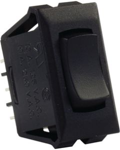 JR Products 12V Mom-On/Off/Mom-On Switch Black JRP 12675