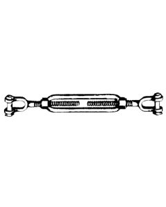 Chicago Hardware Turnbuckle J&J Galv 3/8In X 6I CHI 030656
