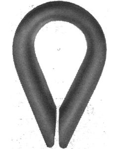 Chicago Hardware Thimble Rope Galv 1In CHI 225557