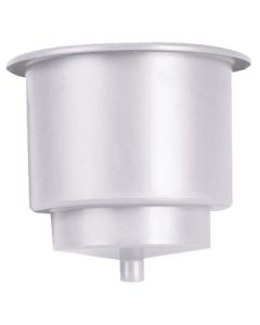 Beckson Marine Drink Holder W/Drain  Gray BEC GH43DS1