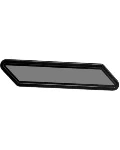 Beckson Marine Window-Fixed Blk/Smoke  1Pr/Bx BEC PF128BS