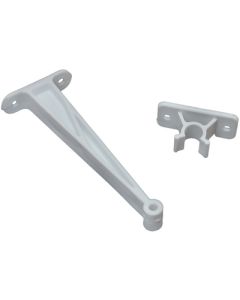 RV Designer Door Holder Plastic Clp 5-1/2Wht RVD E247