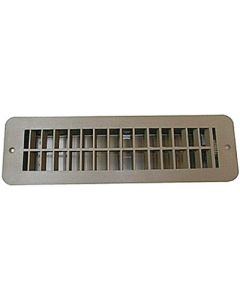 Rv Designer Flr Register W/ Dmpr Plstc Tan Rvd H860
