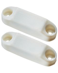 RV Designer Magnetic Catch Set White 2/Pk RVD L608
