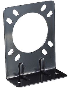 RV Designer 7Way RV Socket Mount Bracket-Black RVD P711