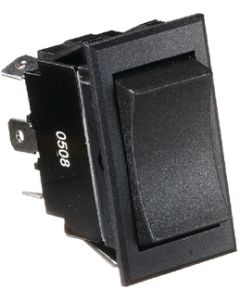 RV Designer Switch-Rocker 20A 6-Term Black RVD S225