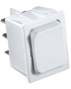 RV Designer Switch-Rocker 5A On-Off-On White RVD S475
