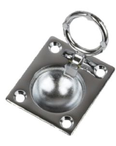 Sea-Dog Chrome Brass Ring Pull(Large) Sdg 2224101
