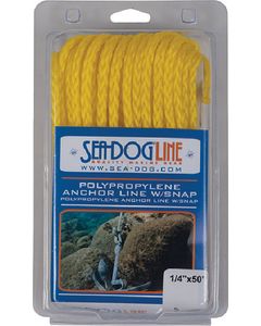 Sea-Dog Line Poly Anc Line Snap 1/4X100 Yel SDG 304206100YW1