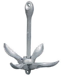 Sea-Dog Line Anchor- 18 Lb Galv Folding SDG 318018