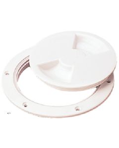 Sea-Dog Line Deck Plate -Screw Out 4In Wht SDG 3371401