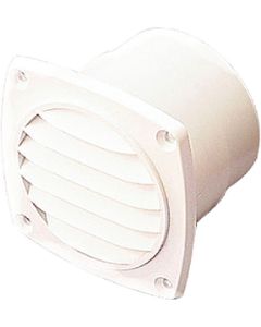 Sea-Dog Vent 3  Square W/Flange Wht Sdg 337315