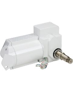 SeaDog Powder Coated Aluminum & Stainless Waterproof Heavy Duty 24V Wiper Motor <SPACER TYPE=HORIZONTAL SIZE=1> White Finish SDG-412271W3