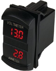 SEA-DOG LINE DUAL VOLT-AMP METER ROCKER 421645-1