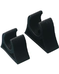 SEA-DOG LINE RUBBER POLE CLIP - BLK 3/4"