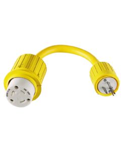Hubbell Adp 30A Female 15A Male Bline HUB HBL104