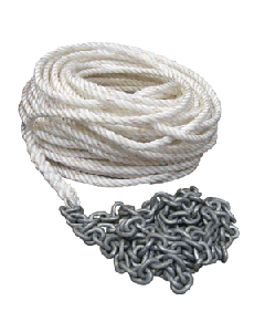Powerwinch 300' of 1/2" Rope 15' of 1/4" HT Chain Rode