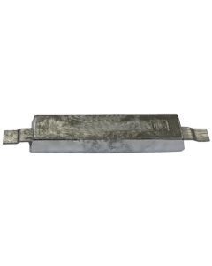 B&S anodes Zinc Weld On 1-1/4 X 3 X 12 BSM BSMWO114X3X12