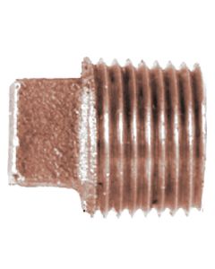 Brass Fittings 3/4 Brz Sq Head Pipe Plug MLM 44654