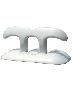 Dock Edge Flip Up Dock Cleat 8" - White 2608W-F