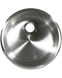 Scandvik Sink Round 115/8"X5" Brushed SVK 10242