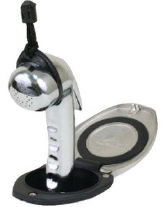 Scandvik S/S Recessed Shower Chrome Handle and 6' Nylon Hose SVK 12125P