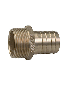 Perko 1-1/4" Pipe to Hose Adapter Straight Bronze MADE IN THE USA 0076DP7PLB
