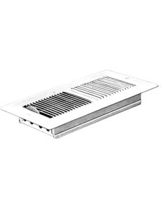 V.P. Products 4X8 Floor Diffuser Brown VPD RB0408
