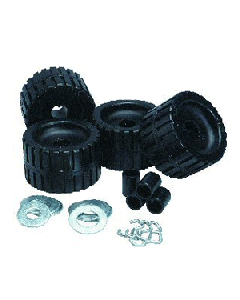Ce Smith Ribbed Roller Replacement Kit 4 Pack Black