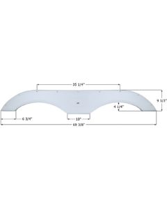 FENDER SKIRT TANDEM FS1770 BLK