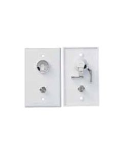 TV OUTLET / RECEPTACLE BLACK