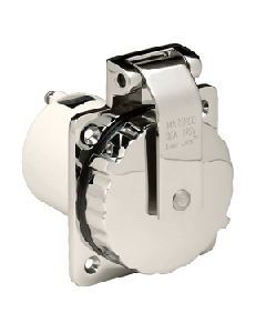 Marinco 303SSEL-B 30A Power Inlet - Stainless Steel - 125V 303SSEL-B