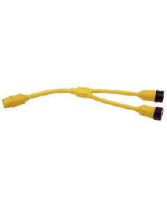 Marinco Y-Adapter, 2-30A 125V Locking to 153AY