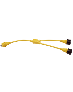 Marinco Y-Adapter, 2-30A Locking to 30A 157AY
