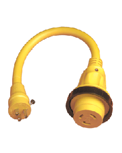 Marinco Pigtail Adapter Plus - 30A Female To 15A Male 104SPP
