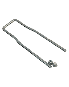 C.E. Smith Spare Tire Carrier w/Lug Nuts - 12"
