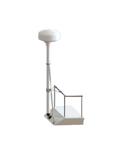 Seaview 8' Radar Mast Pole Kit w/Strut & Stand-Off Kit