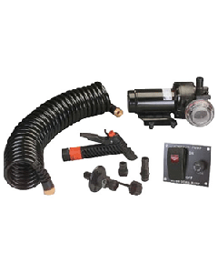 Johnson Pump 5.2GPM Aqua Jet Wash Down Pump Kit w/Hose - 24V