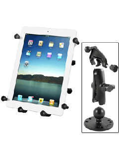 RAM Mount Universal X-Grip III Large Tablet Holder - Fits New iPad - Includes Yoke Mount