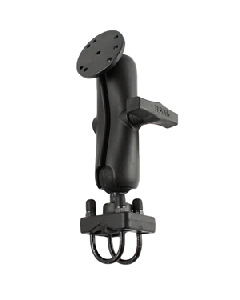 RAM Mount Double U-Bolt Rail Mount w/Round Base