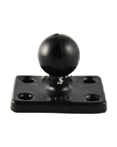 RAM Mount 1.5" x 2" Rectangle Base w/1" Ball