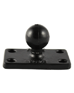 RAM Mount 1.5" x 2.5" Rectangle Base w/1" Ball