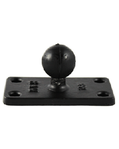 RAM Mount 1.5" x 3" Rectange Base w/1" Ball