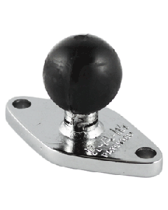 RAM Mount Chrome Diamond Base w/1" Ball
