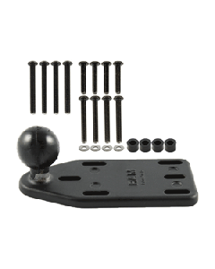 RAM Mount Motorcycle Brake/Clutch Reservoir Cover Base w/1" Ball Offset
