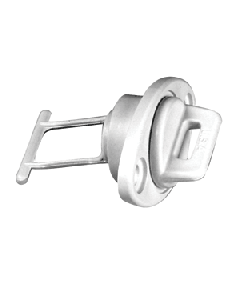 Beckson 1" Drain Plug Screw Type w/Gasket - White